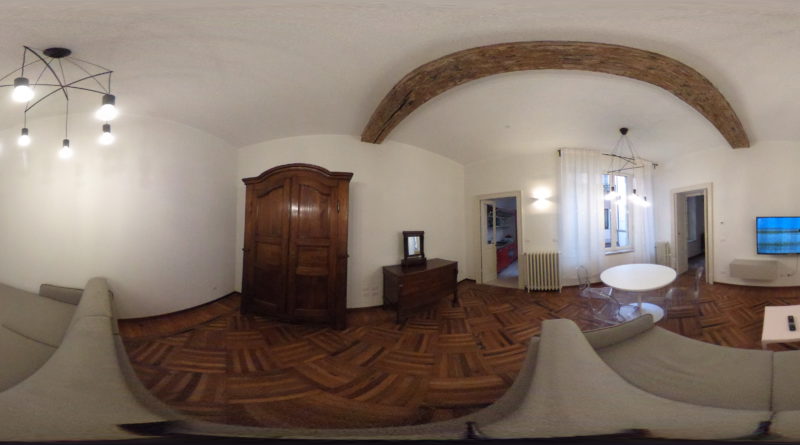 soggiorno Virtual Tour Appartamento Via Cavallotti Parma