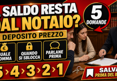 Deposito prezzo dal notaio: guida pratica per acquirente e venditore Deposito prezzo dal notaio: guida pratica per acquirente e venditore